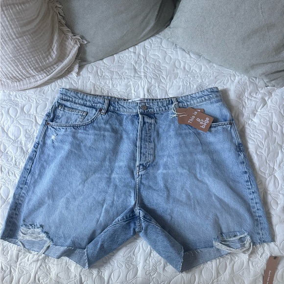 Reformation Raye Jean Shorts